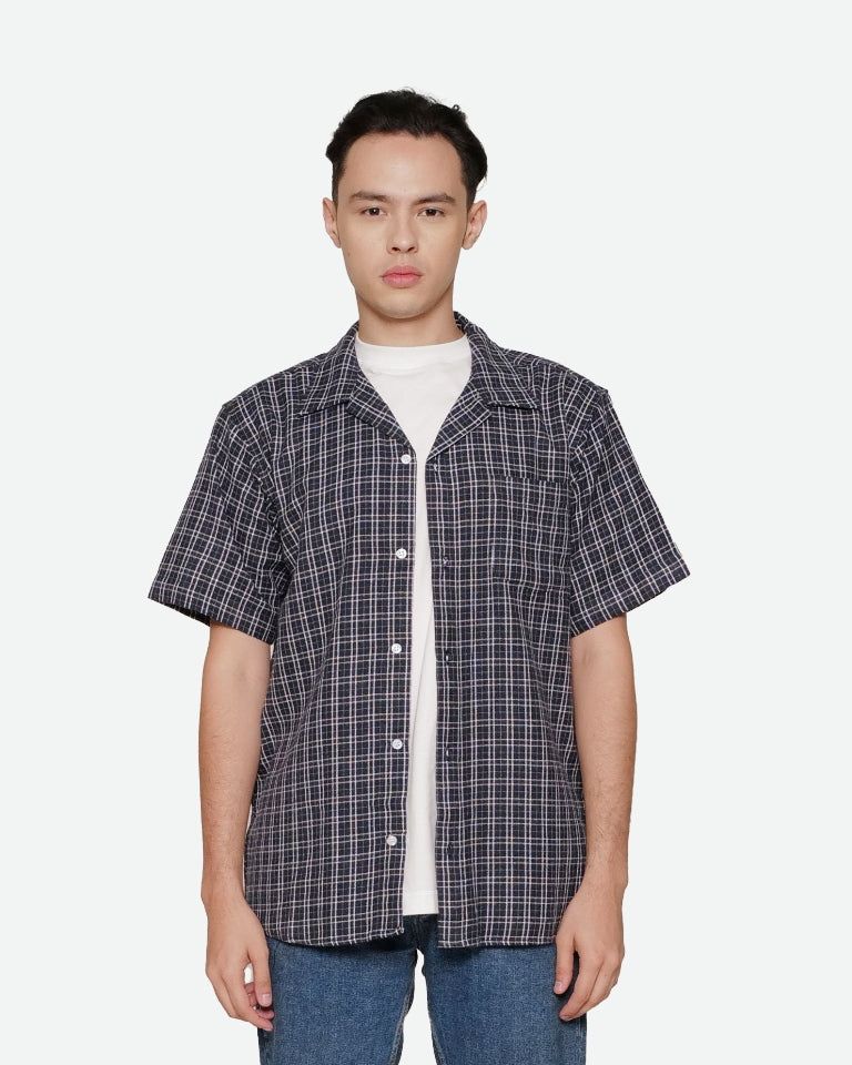 Erigo Short Sleeve Flannel Kiera Navy sold by Erigo