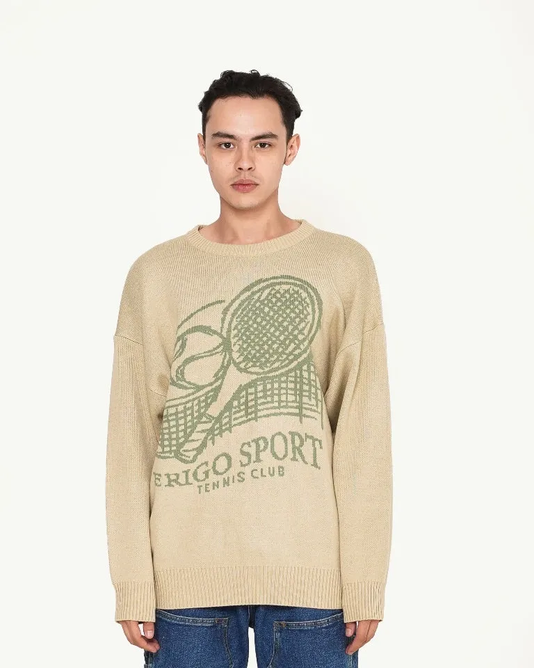 Erigo Knitwear Tennis Club Cream sold by Erigo