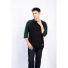 Erigo T-Shirt Raglan Lyaz Emerald Black Unisex sold by Erigo