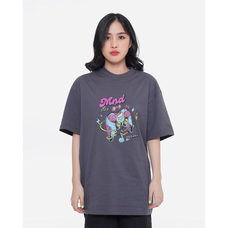 Erigo T-Shirt Oversize | JKT48 Amanda Grey sold by Erigo