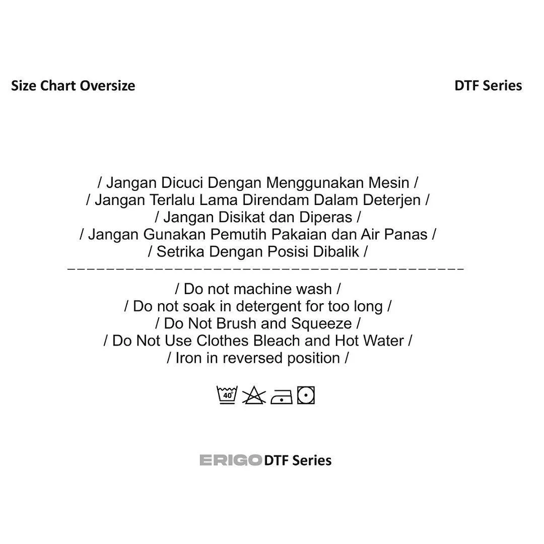 Erigo T-Shirt Oversize DTF Series Kharel Black sold by Erigo product image thumbnail 3