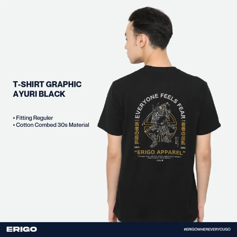 Erigo T-Shirt Graphic Ayuri Black sold by Erigo