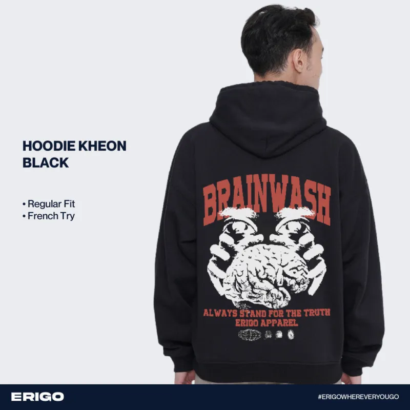 Erigo Hoodie Graphic Kheon Black sold by Erigo