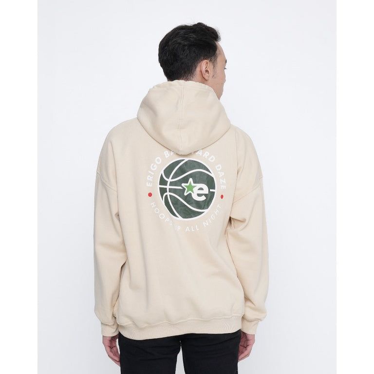 Erigo Hoodie Hoops Up Khaki sold by Erigo