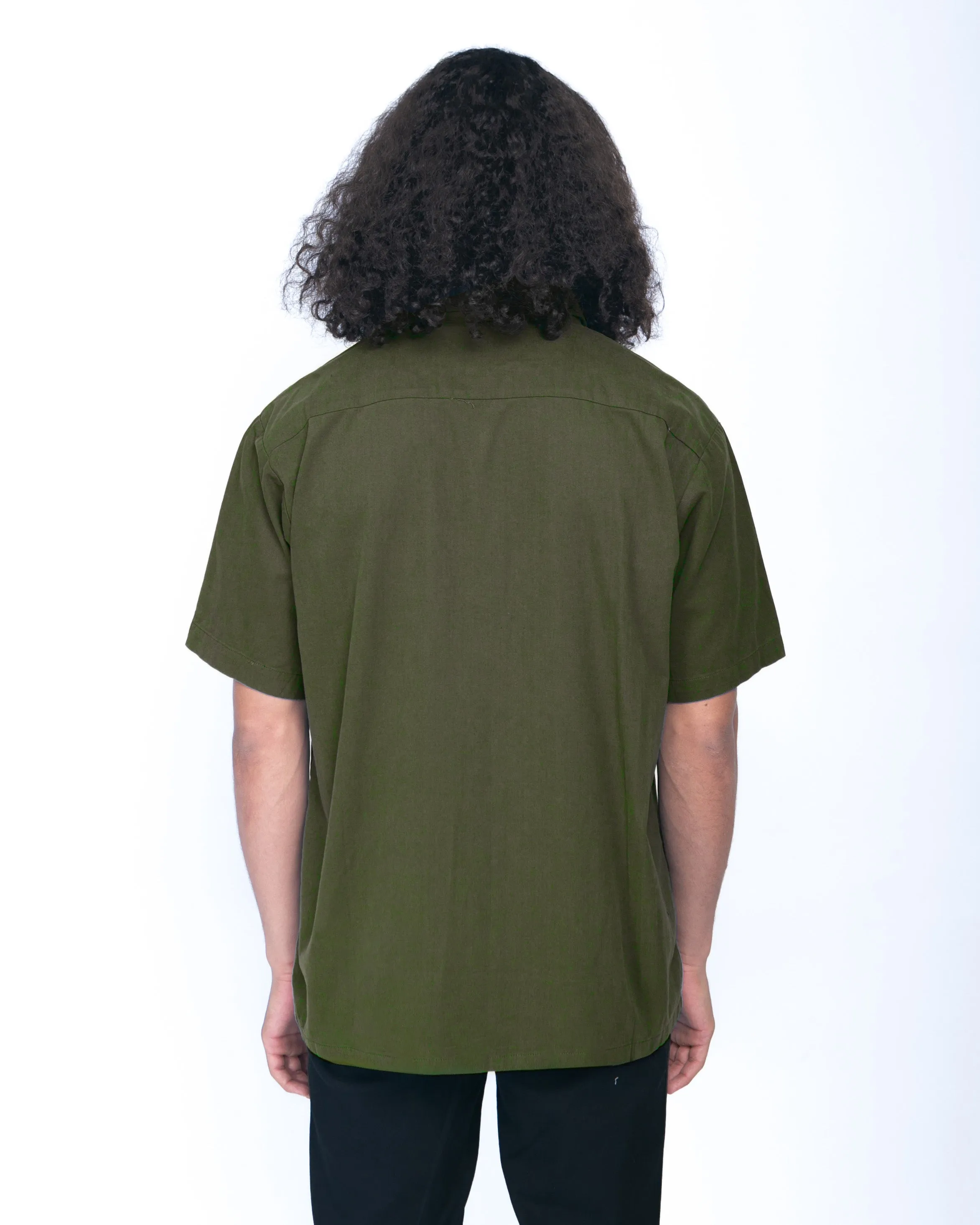 Kemeja Unisex Erigo Work Shirt Nino Darkest Spruce sold by Erigo product image thumbnail 2