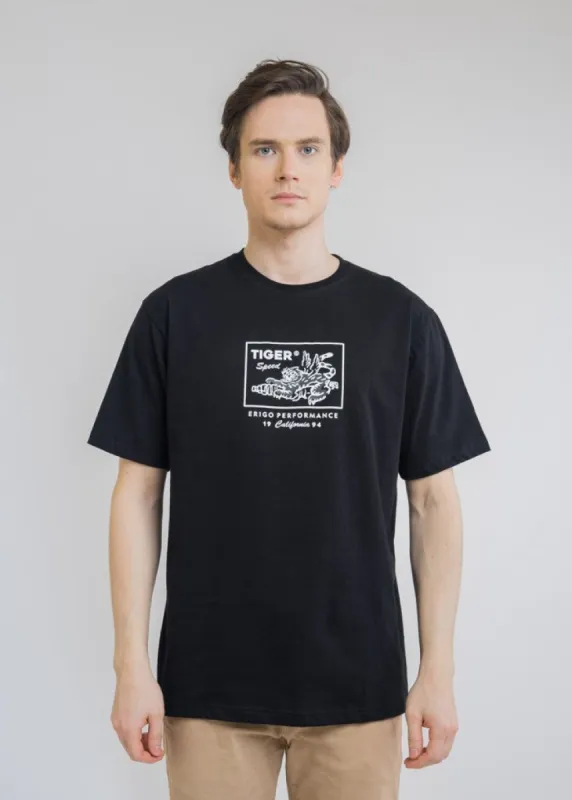 Erigo T-Shirt Tiger Speed Black sold by Erigo