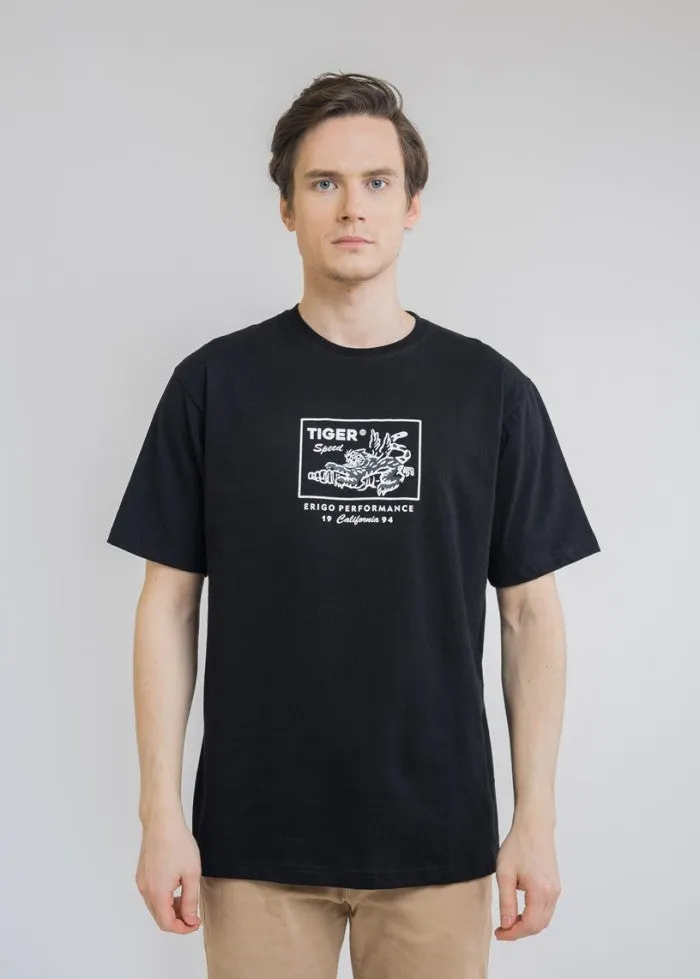 Erigo T-Shirt Tiger Speed Black sold by Erigo