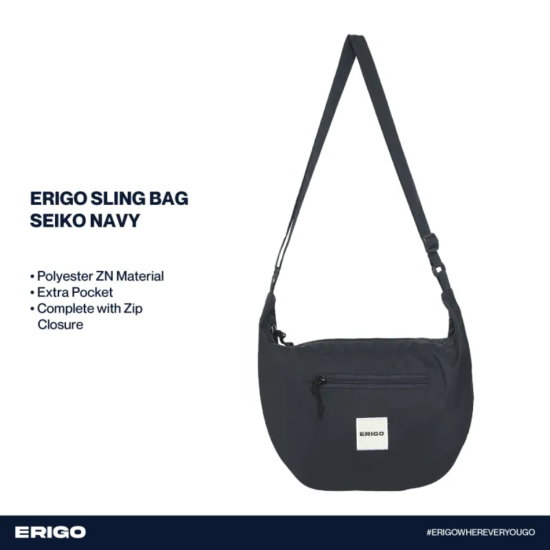 Erigo Sling Bag Seiko Navy sold by Erigo