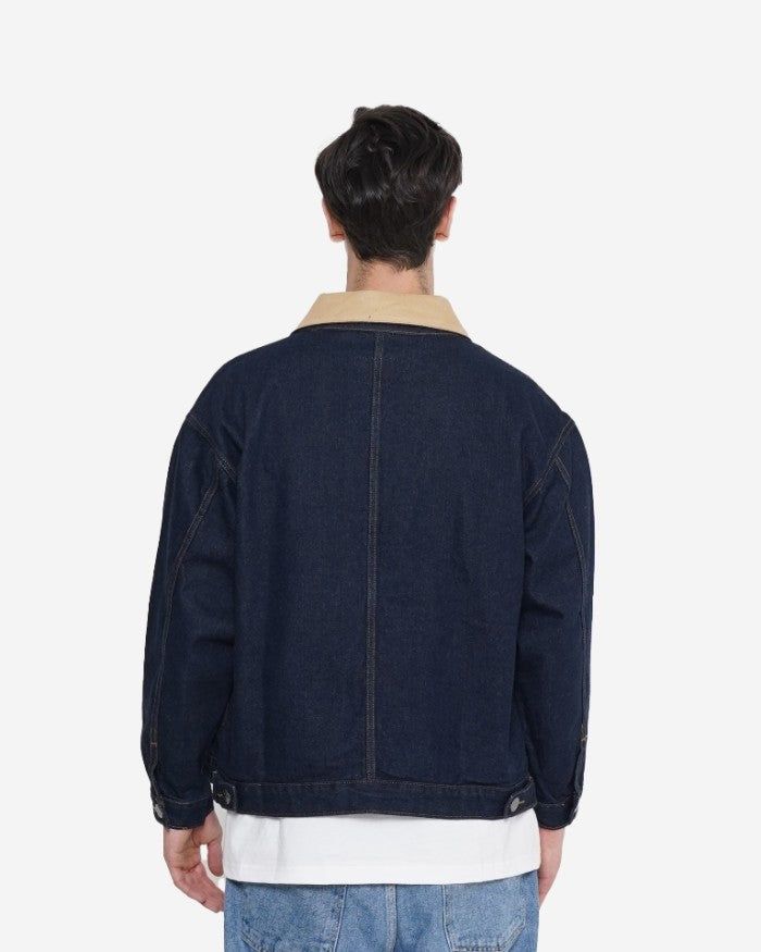 Erigo Denim Jacket Corduroy Collar Hino Mud Blue sold by Erigo product image thumbnail 2