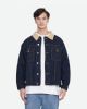 Erigo Denim Jacket Corduroy Collar Hino Mud Blue sold by Erigo