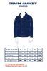 Erigo Denim Jacket Corduroy Collar Hino Mud Blue sold by Erigo