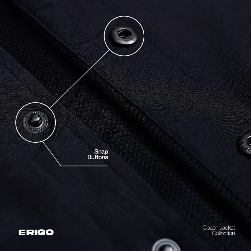 Erigo Fujinkai Coach Jacket Graphic Ryuja Khaki sold by Erigo product image thumbnail 5