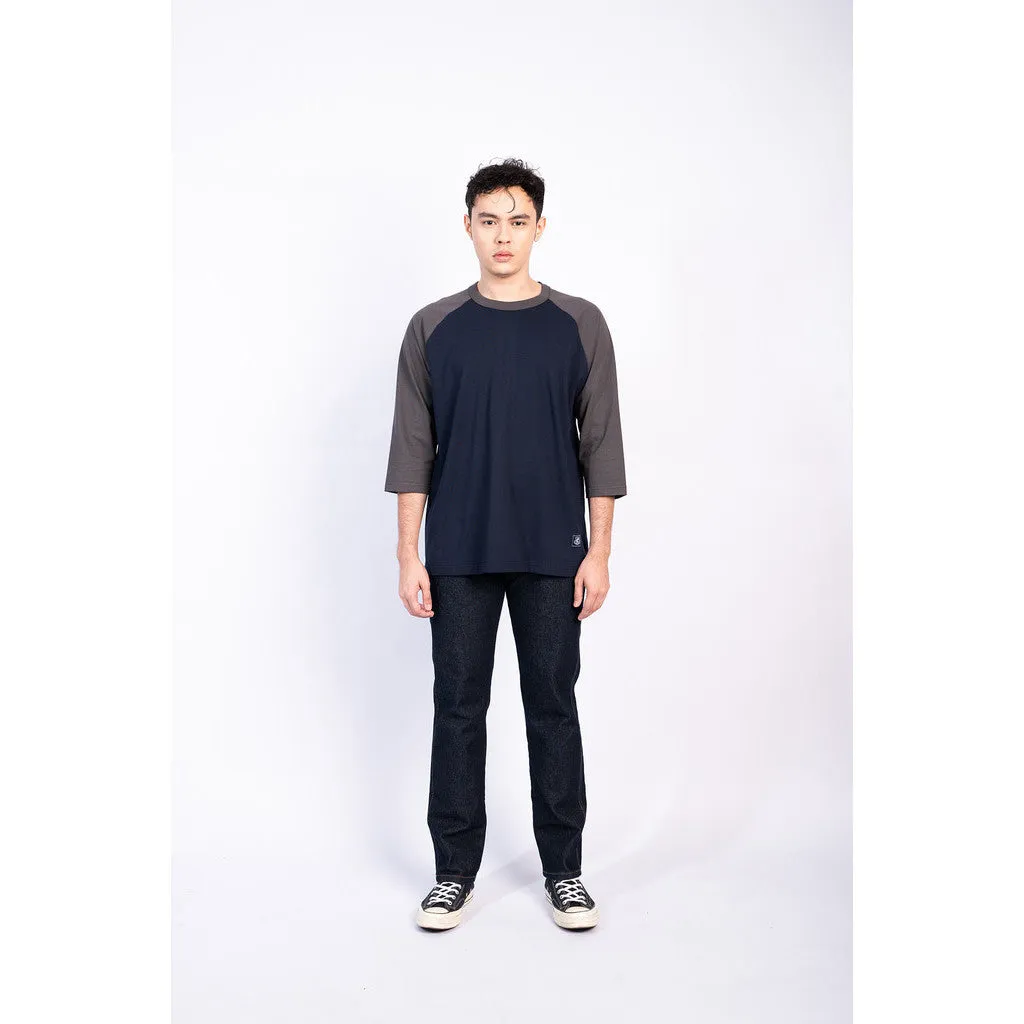 Erigo T-Shirt Raglan Lokswel Asphalt Navy Unisex sold by Erigo product image thumbnail 4