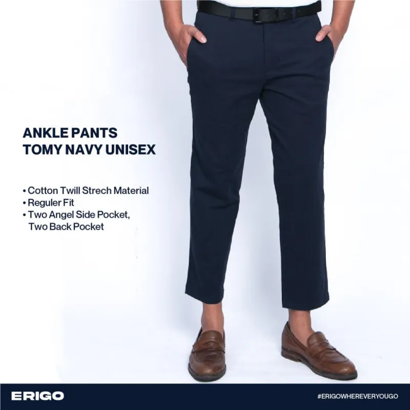Erigo Ankle Pants Tomy Navy Unisex sold by Erigo