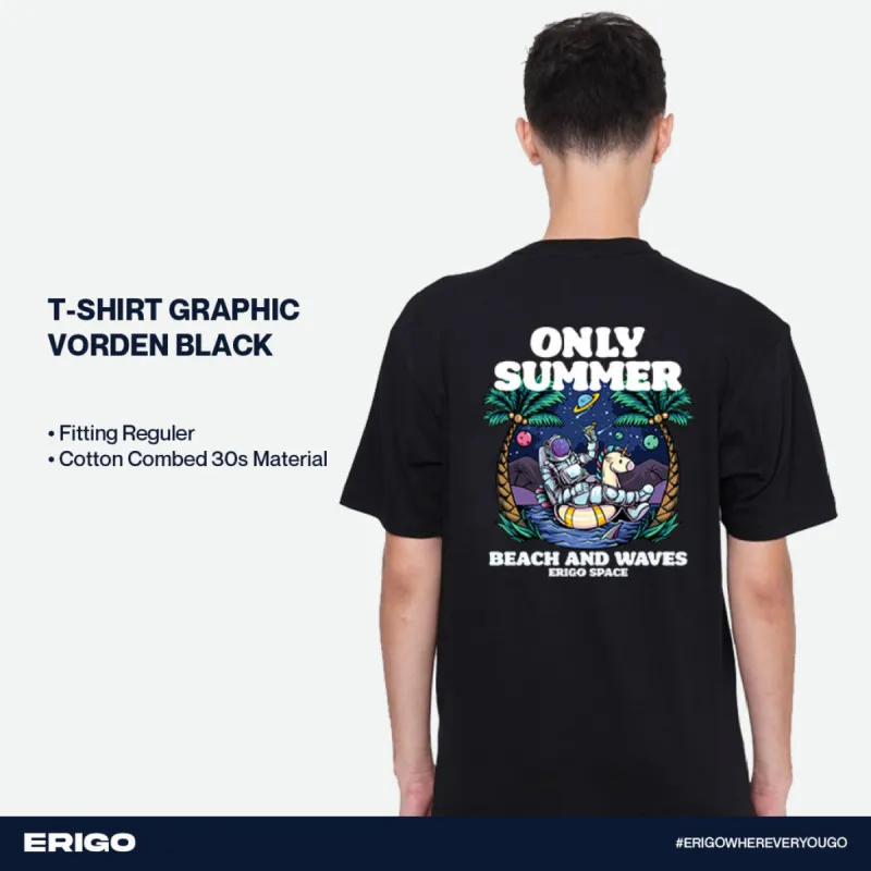 Erigo T-Shirt Graphic Vorden Black sold by Erigo