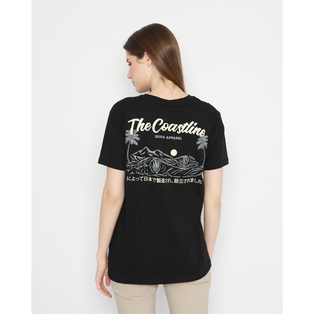 Erigo T-Shirt Coastline Black sold by Erigo