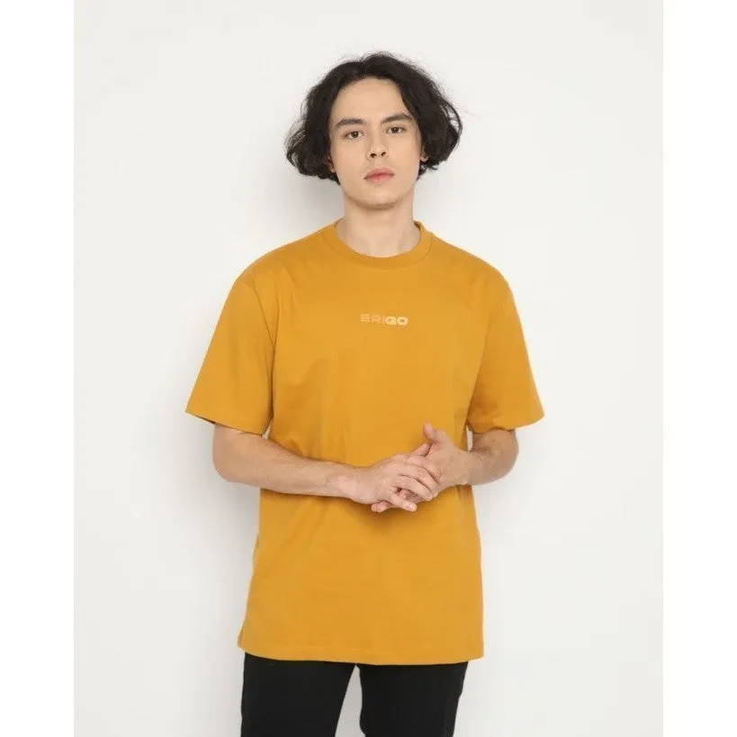 Erigo T-Shirt Oversize Draniele Mustard Unisex Unisex sold by Erigo