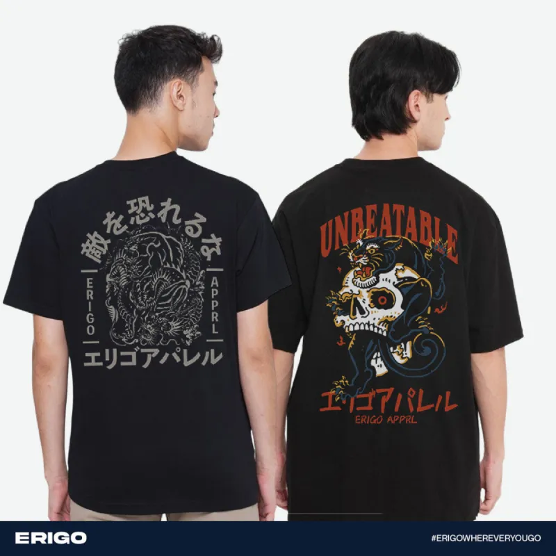 Erigo Buy 1 Get 2 T-Shirt Oversize Graphic Bundling 2 | Akaya Black, Aizen Black sold by Erigo