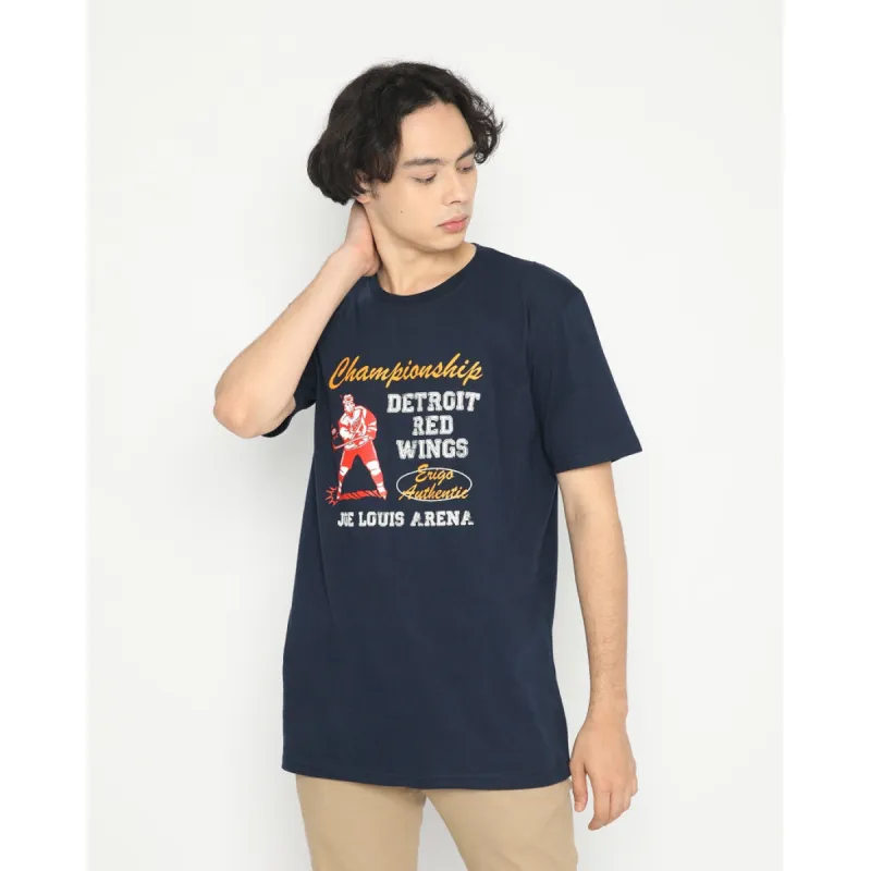 Erigo T-Shirt Detroit Red Wings Navy sold by Erigo
