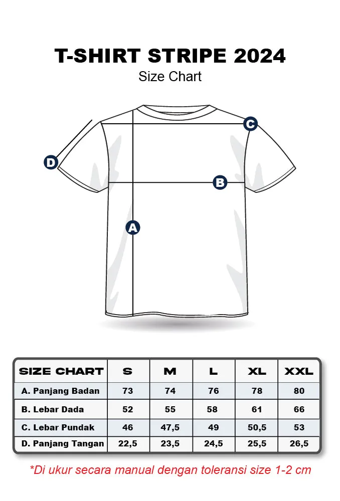 Erigo T-Shirt Stripe Parva Smal Striped Black Unisex sold by Erigo product image thumbnail 5