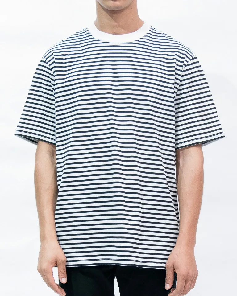 Erigo T-Shirt Stripe Parva Smal Striped Black Unisex sold by Erigo product image thumbnail 4