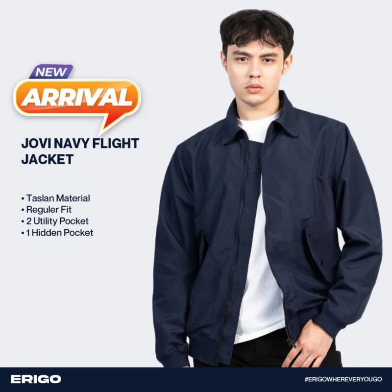Erigo Flight Jacket Jovi Navy sold by Erigo