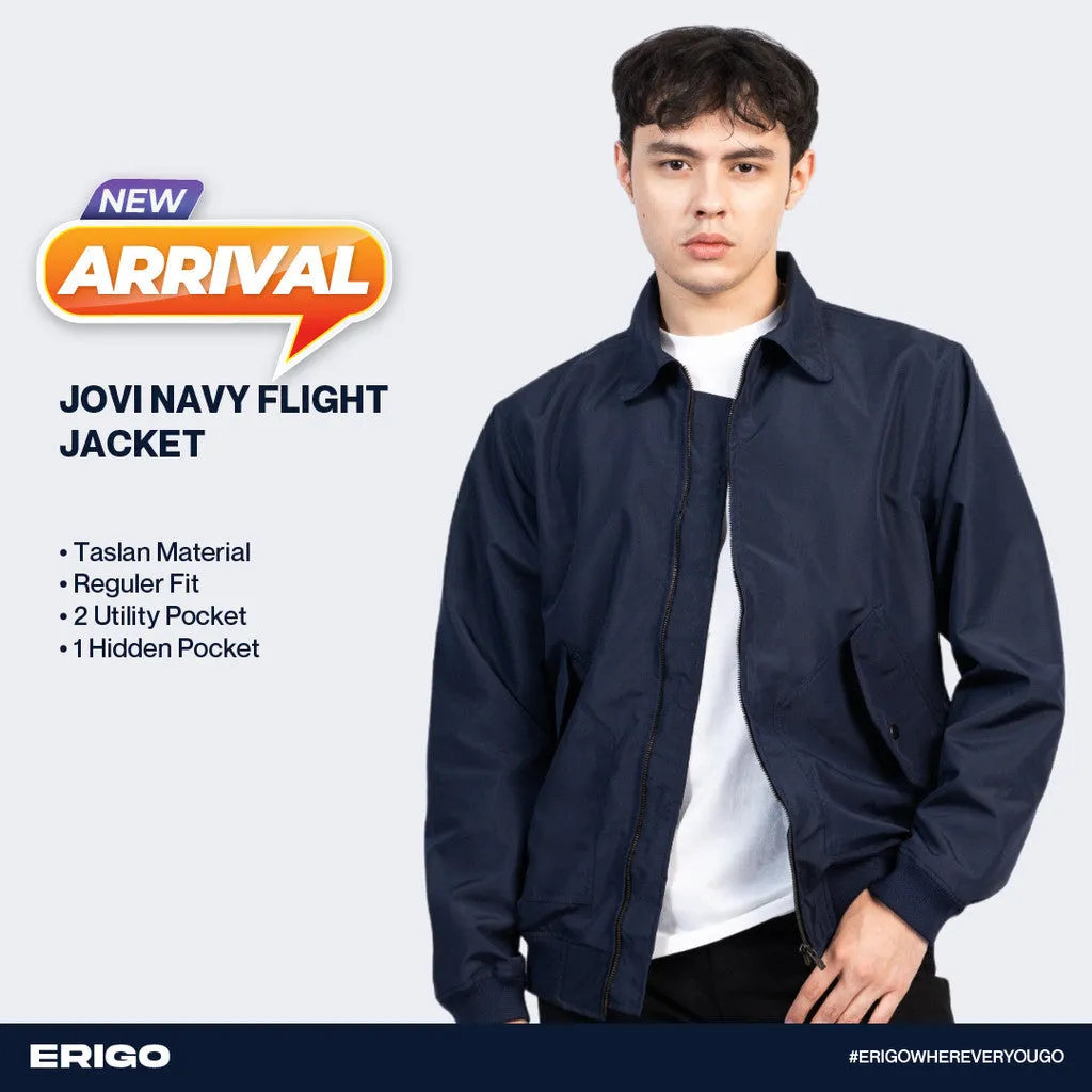 Erigo Flight Jacket Jovi Navy sold by Erigo