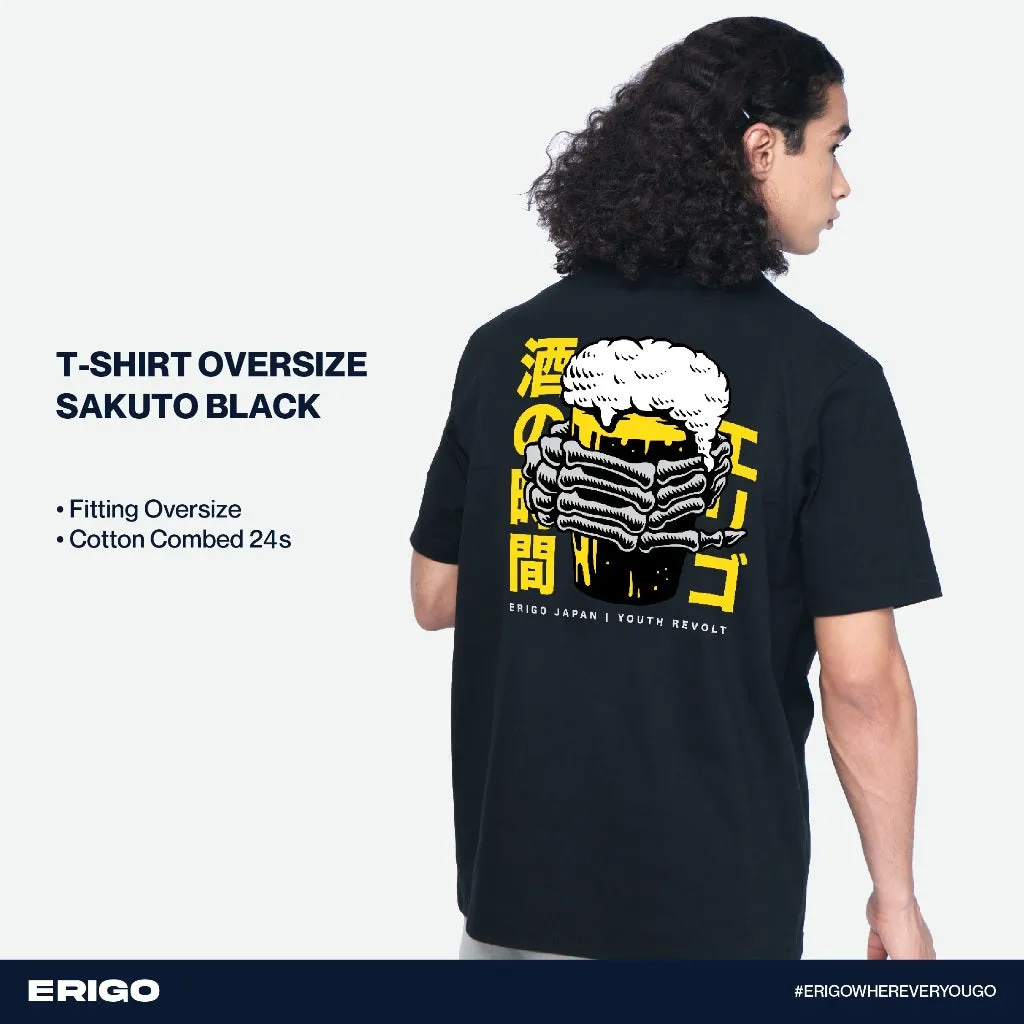 Erigo T-Shirt Oversize Graphic Buy 1 Get 2 Bundling 6 | Sakuto Black, Sanpaku Black sold by Erigo product image thumbnail 2