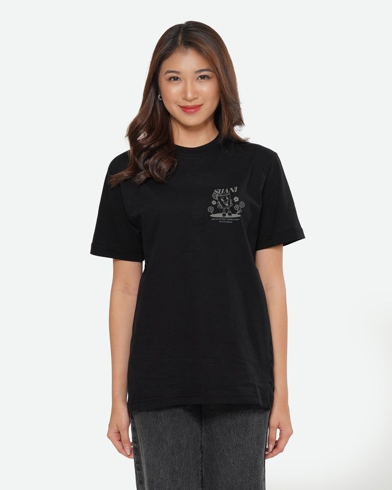 Erigo T-Shirt Oversize JKT48 Team Shani Black Unisex sold by Erigo