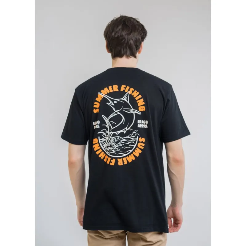 Erigo T-shirt Marlin Fish Black sold by Erigo