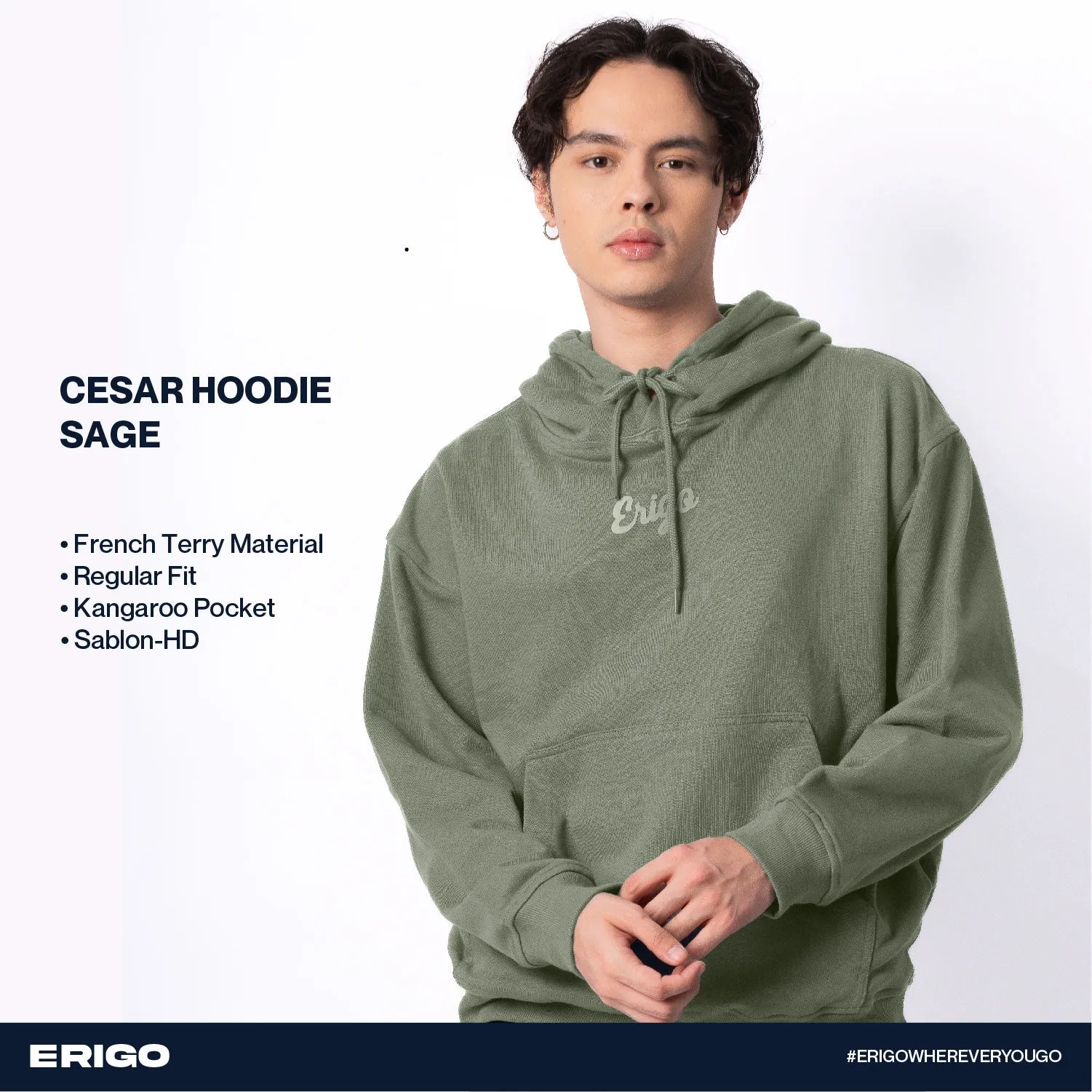 Erigo Hoodie Cesar Sage sold by Erigo