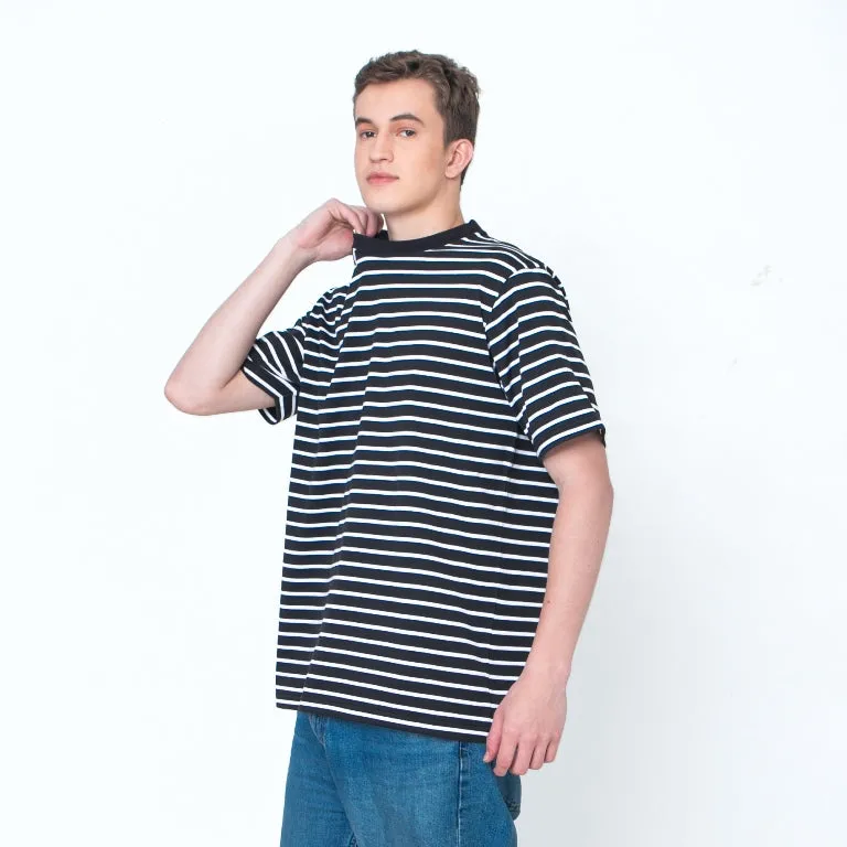 Erigo T-Shirt Stripe Kilsby Medium Striped Black Unisex sold by Erigo product image thumbnail 4