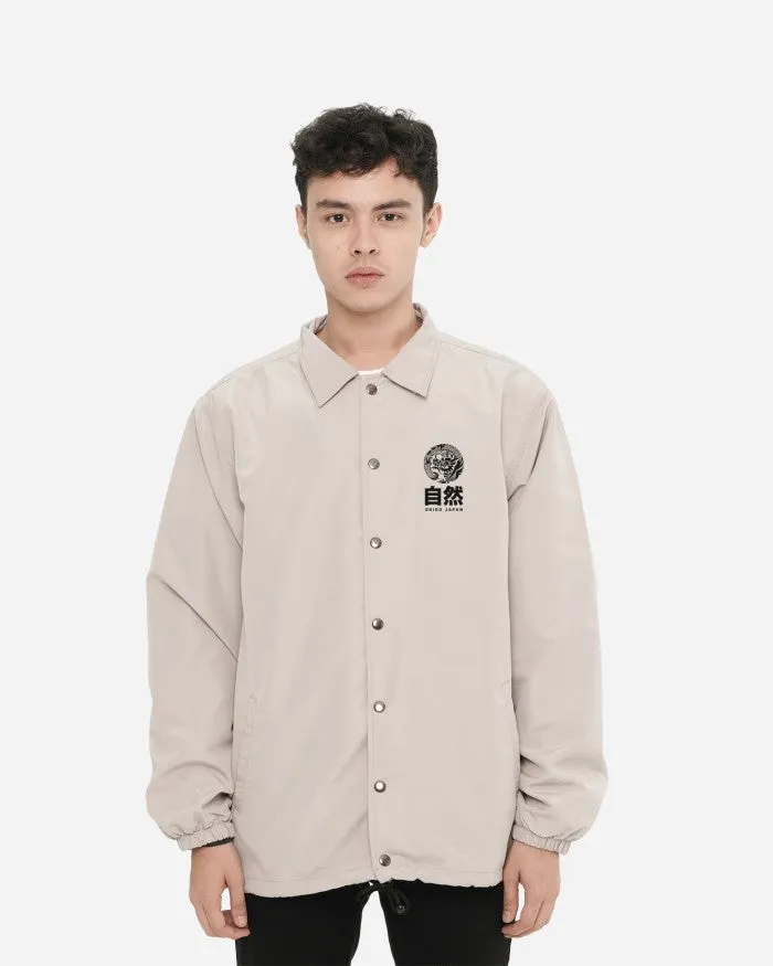 Erigo Coach Jacket Graphic Hakaku Khaki sold by Erigo product image thumbnail 2