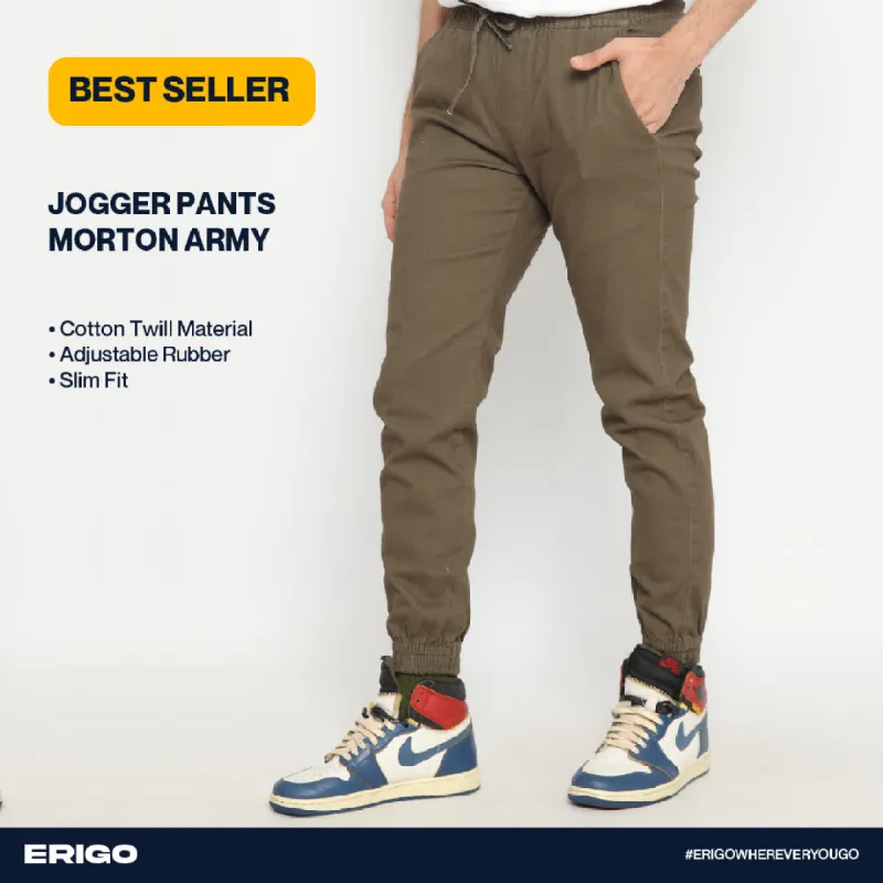 Erigo Jogger Pants Morton Army sold by Erigo