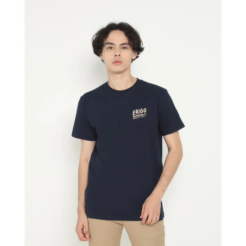 Erigo T-Shirt Japan Wheels Navy sold by Erigo