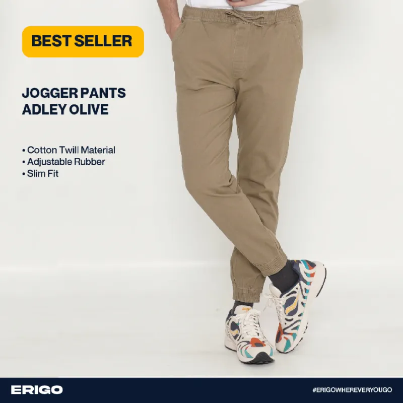 Erigo Jogger Pants Adley Olive sold by Erigo