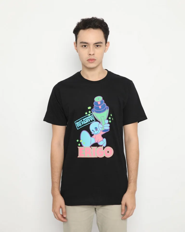 Erigo T-Shirt Quit Work Black sold by Erigo