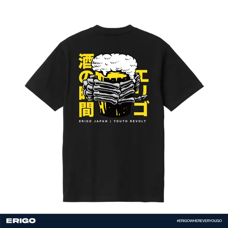 Erigo T-Shirt Oversize DTF Series Sakuto Black sold by Erigo