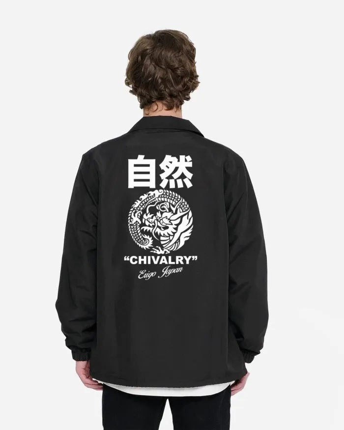 Erigo Coach Jacket DTF Habiki Black sold by Erigo product image thumbnail 3