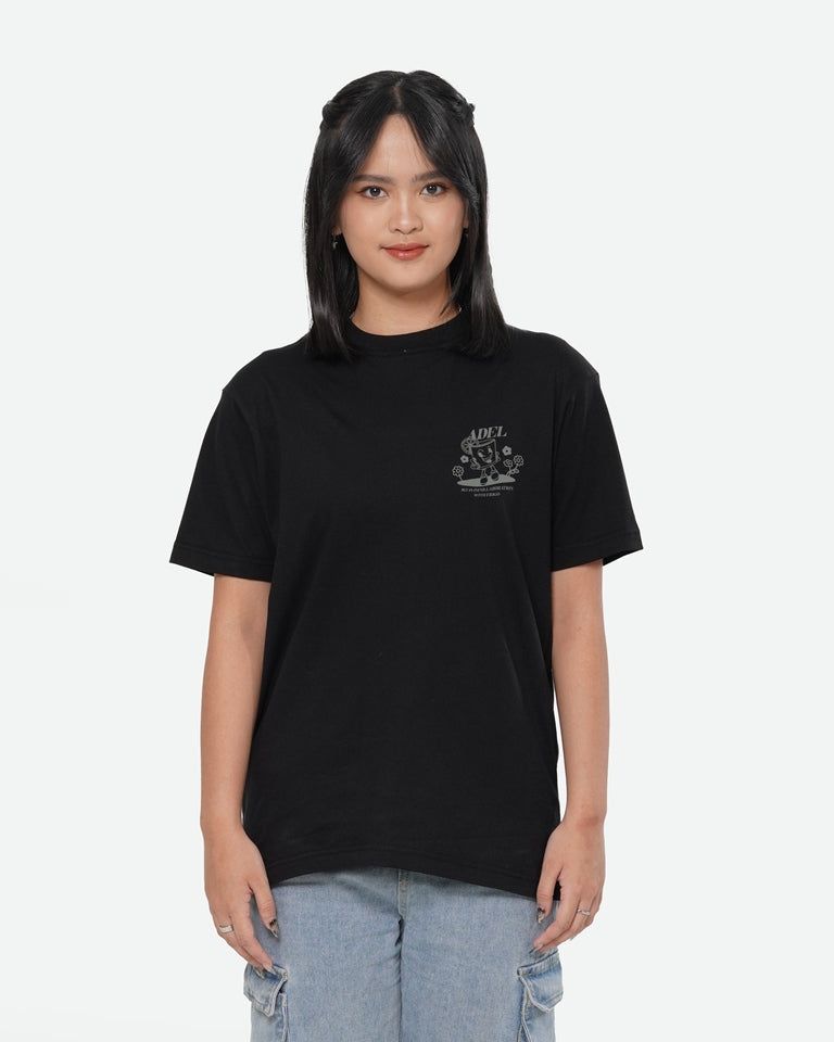 Erigo T-Shirt Oversize JKT48 Team Adel Black Unisex sold by Erigo