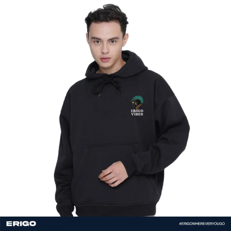 Erigo Hoodie Graphic Delza Black sold by Erigo