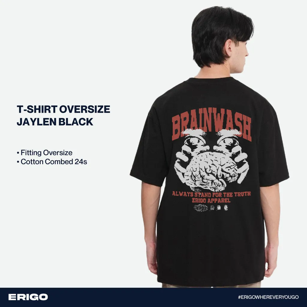 Erigo T-Shirt Oversize Graphic Jaylen Black sold by Erigo