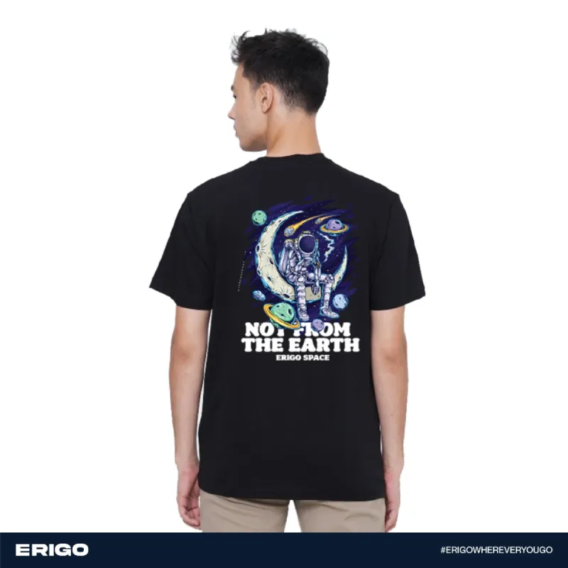 Erigo T-Shirt Oversize Graphic Series Perceval Black sold by Erigo
