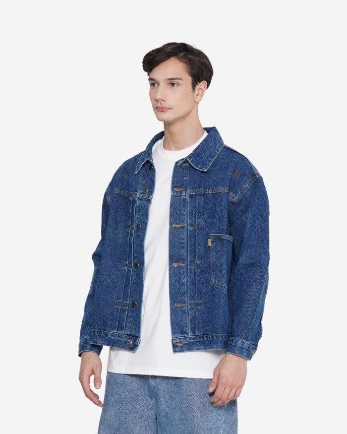 Erigo Denim Jacket Pocket Zurich Medium Blue sold by Erigo product image thumbnail 3
