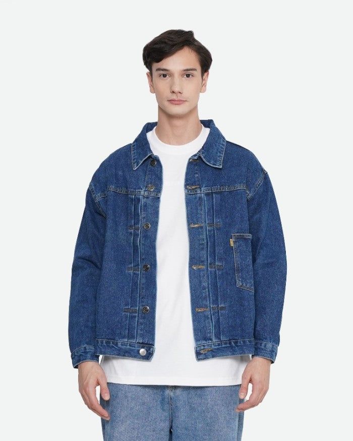 Erigo Denim Jacket Pocket Zurich Medium Blue sold by Erigo product image thumbnail 5