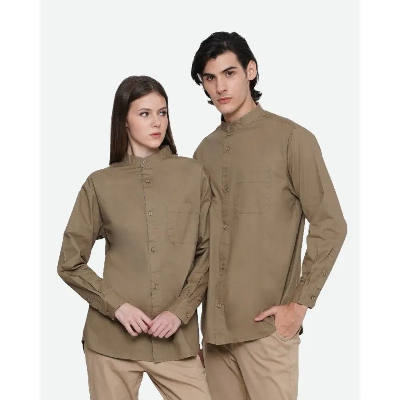 Erigo Kemeja Shanghai Longsleeve Colwood Khaki Unisex made by Erigo
