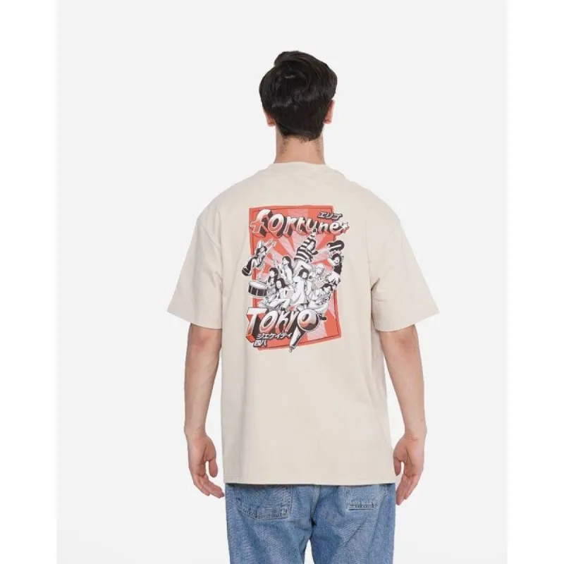 Erigo T-Shirt Oversize Fortune | Feni JKT48 Almond Milk sold by Erigo