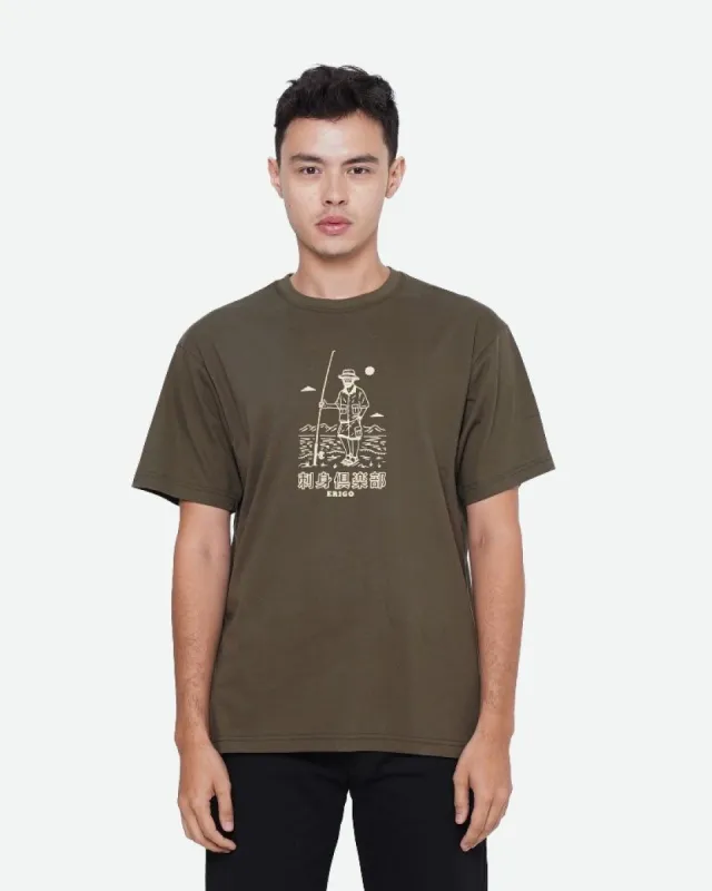 Erigo T-Shirt Katsura Olive Unisex sold by Erigo