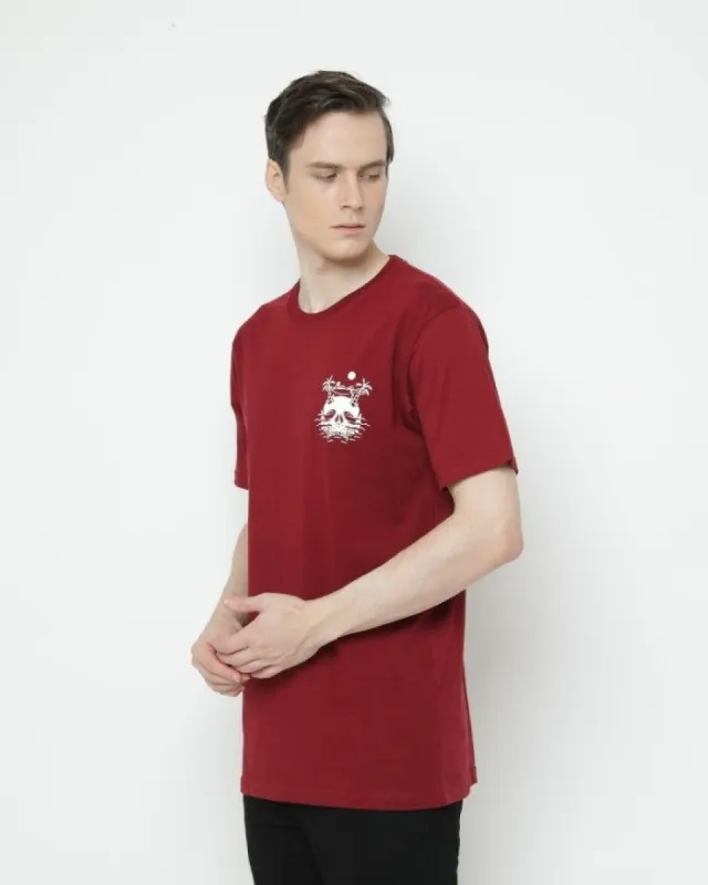 Erigo T-Shirt Miami Island Maroon sold by Erigo