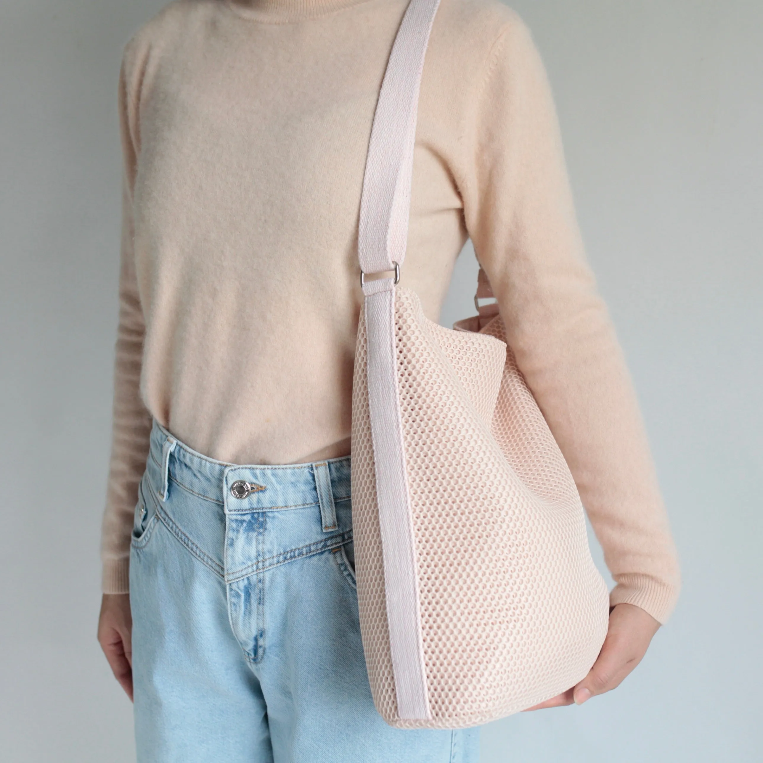 Bucket Bag 3D Mesh Blush sold by Alex Bender product image thumbnail 2